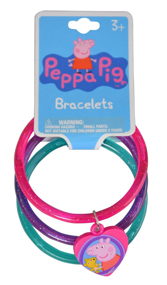 Peppa Pig Brazalete y Charm 5.5x2x0.50