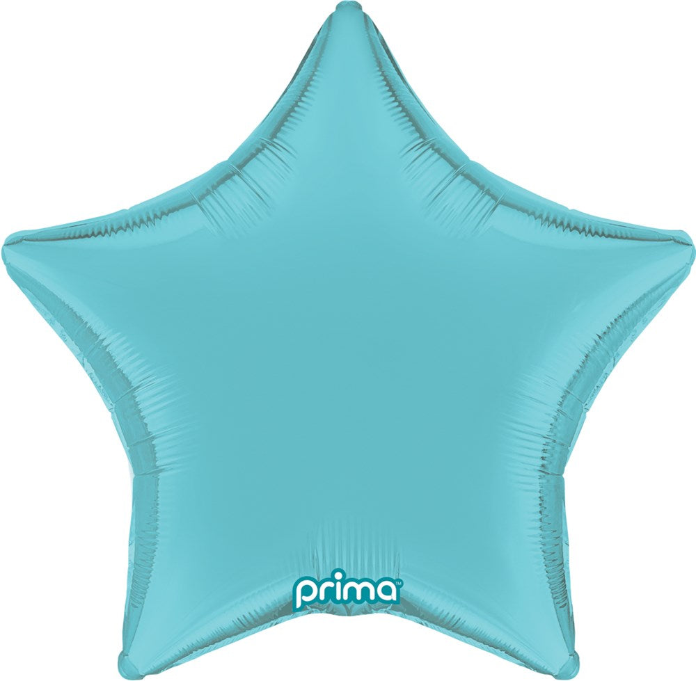 Prima Light Blue Star 18 inch Foil Balloon 1ct