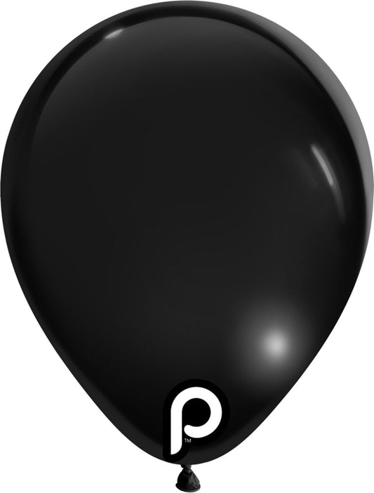 Prima Black 5 inch Latex Balloon 100ct