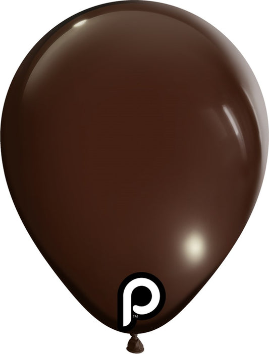 Prima Espresso 5 inch Latex Balloon 100ct