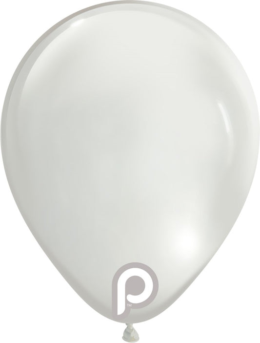 Prima Clear Glass 5 inch Latex Balloon 100ct