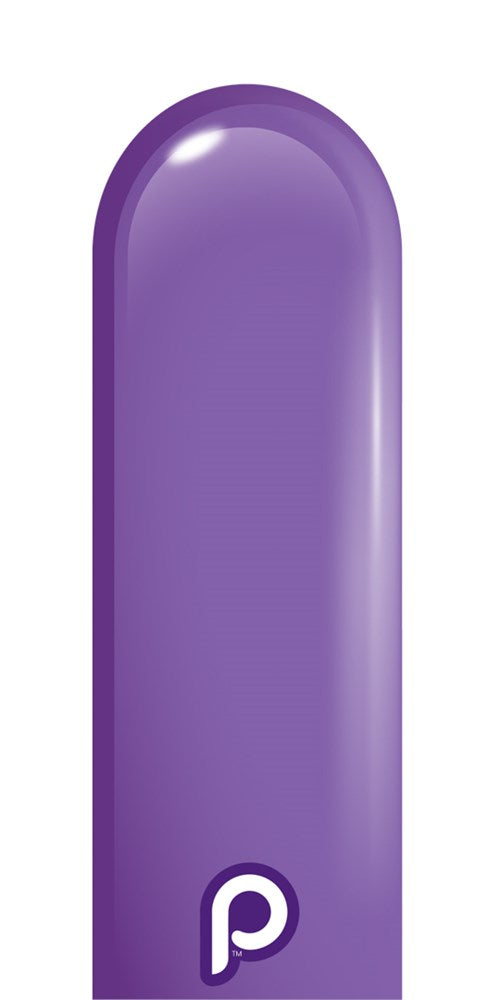 Prima Lavender 260 nozzle up Latex Balloon 50ct