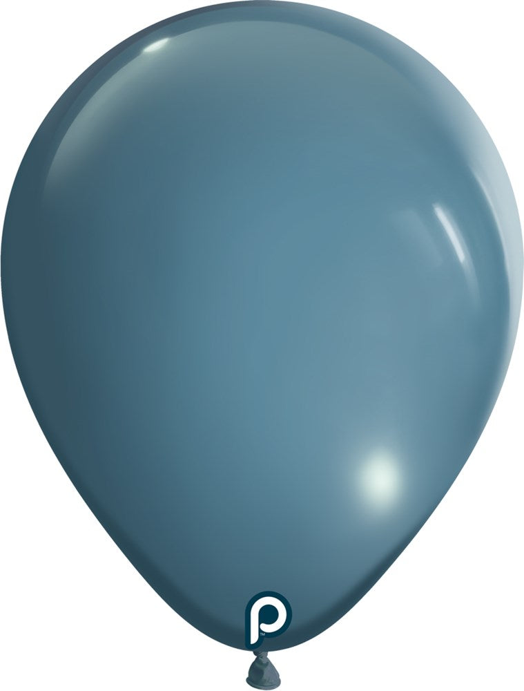 Prima Smoky Blue 11 inch Latex Balloon 100ct