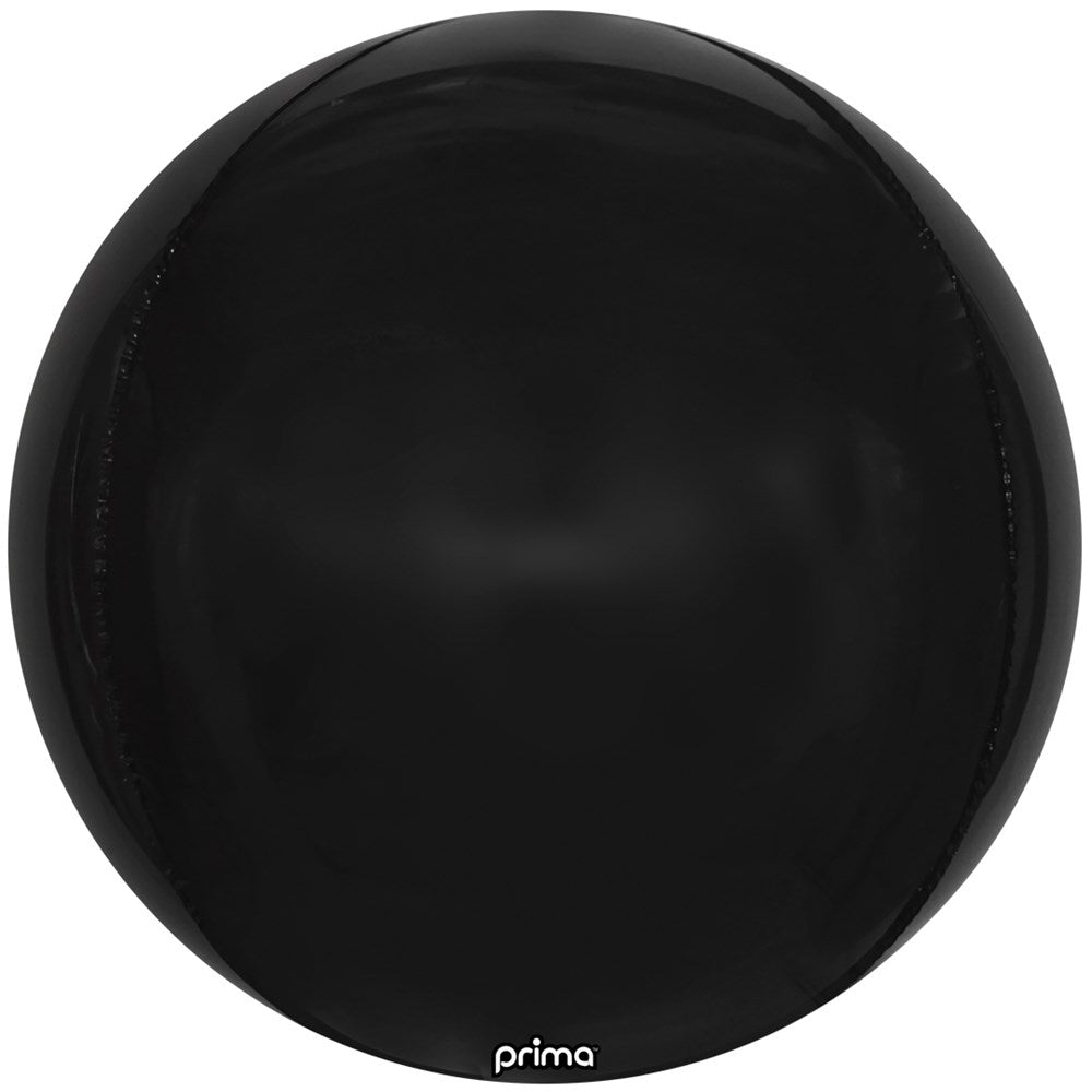 Prima  Giant Black Sphere 40 inch Sphere Balloon 1ct