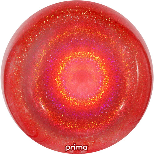 Prima  Red Glitter Sphere 20 inch Sphere Balloon 1ct