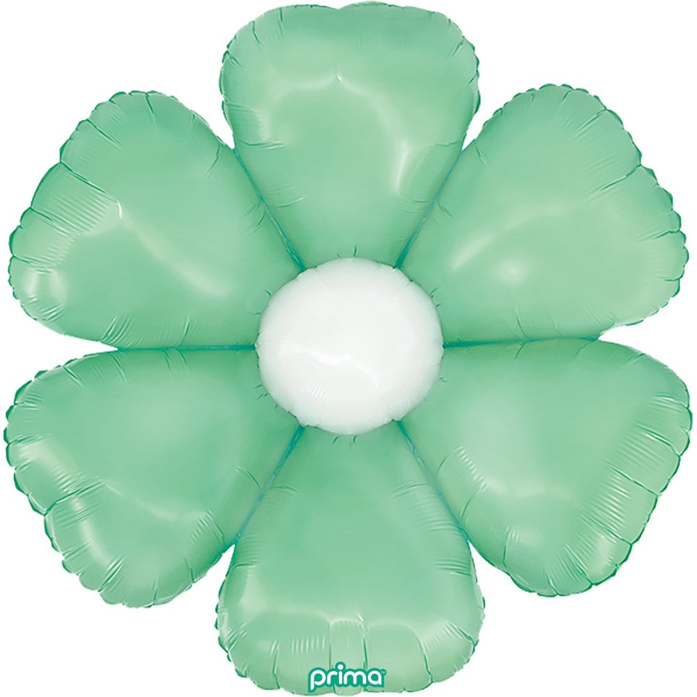 Prima  Mint Green Daisy 34 inch Deco Balloon 1ct