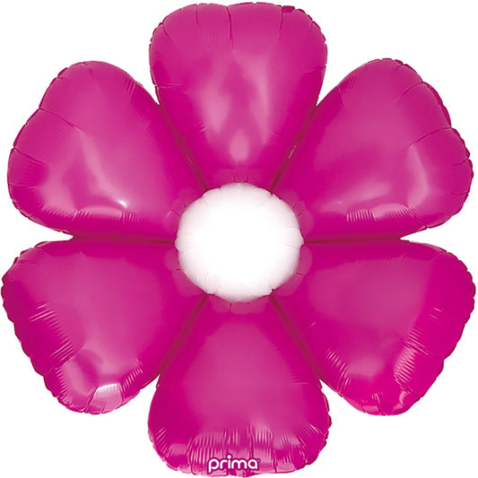 Prima  Hot Pink Daisy 34 inch Deco Balloon 1ct