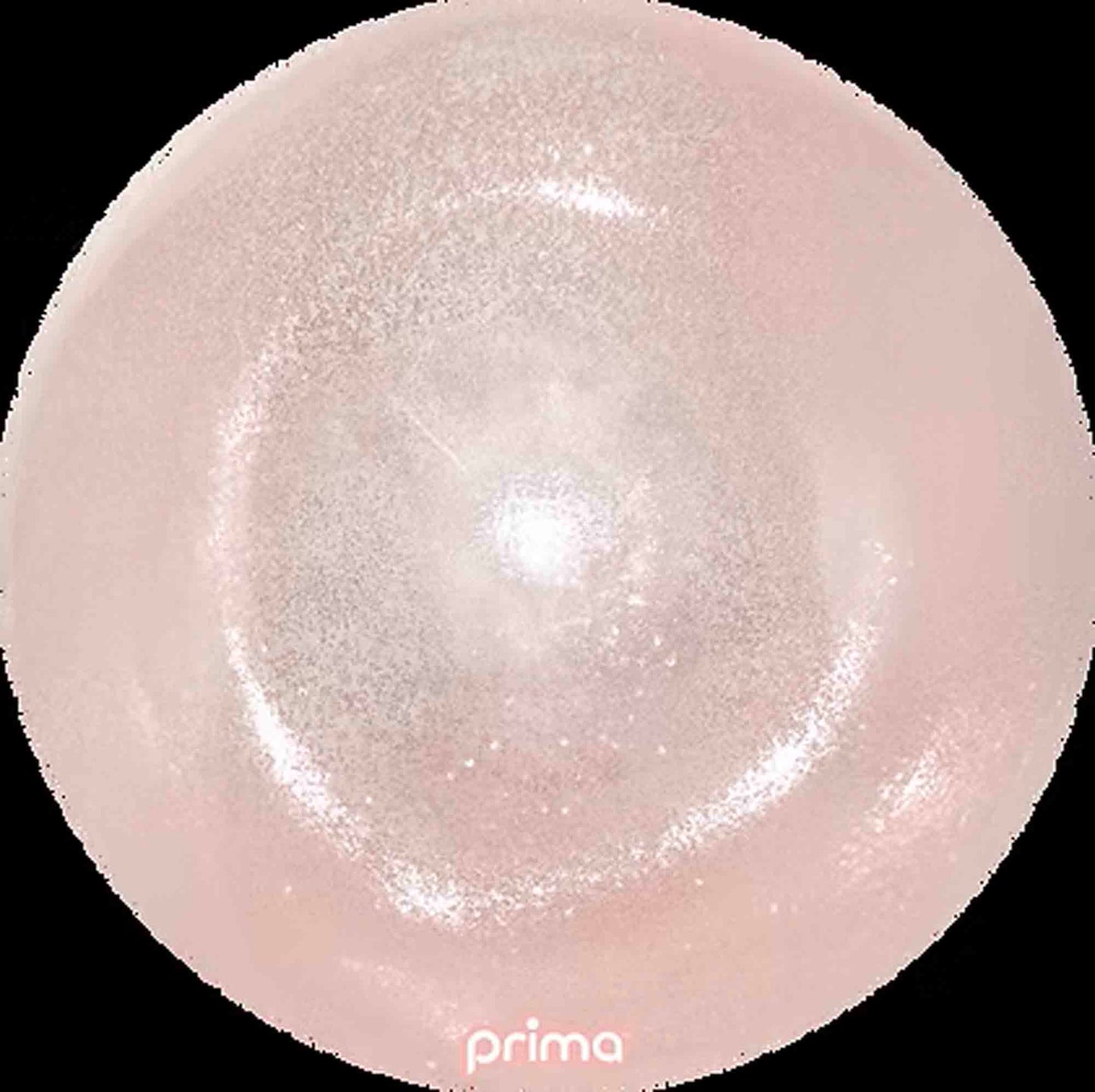 20-inch round balloon with rose gold glitter finish and a shiny, reflective surface.