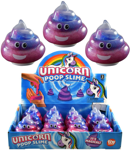 Rainbow Unicorn Poop Slime 3in