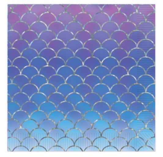 Mermaid Scales Luncheon Napkins