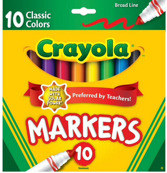 Crayola Classic Markers 10ct