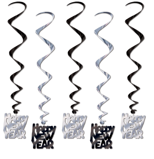 Happy New Year Whirls