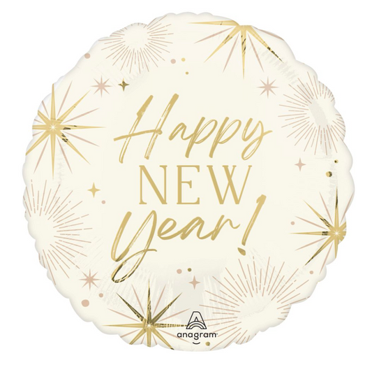 Anagram 17 inch New Years Eve Golden Soiree New Foil Balloon 1ct