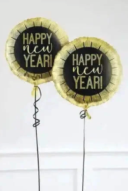 18in Bulk Roaring New Year Foil Blln