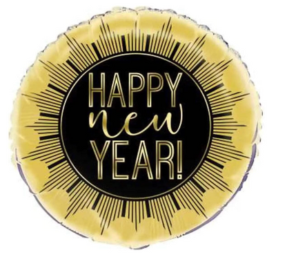 18in Bulk Roaring New Year Foil Blln