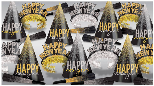 NYE Silver and Gold Midnight Burst Assortment for 25