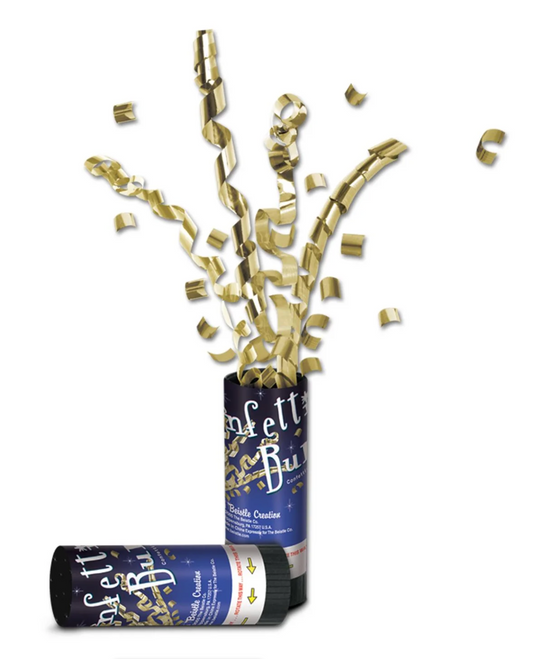 NYE Confetti Bursts in Gold