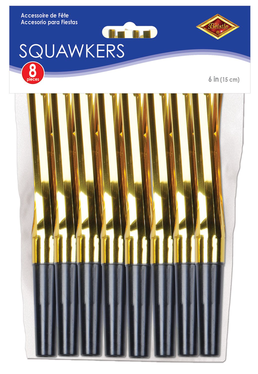 NYE Black and Gold Party Squawkers