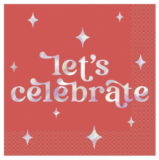 Servilletas para almuerzo Summer Disco, 16 unidades