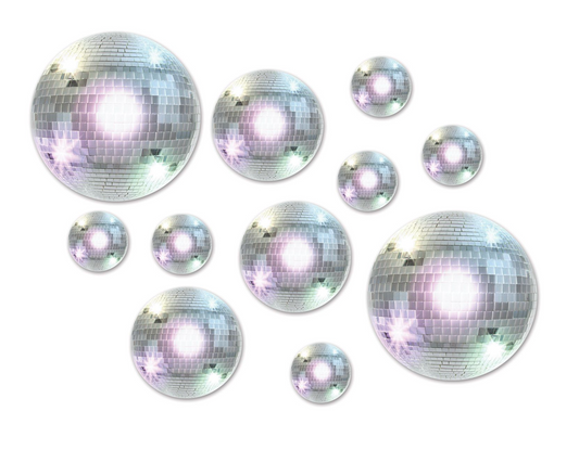 70s Disco Ball Cutout
