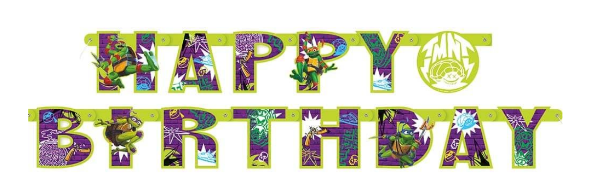 Teenage Mutant Ninja Turtle Mayhem Jointed Banner