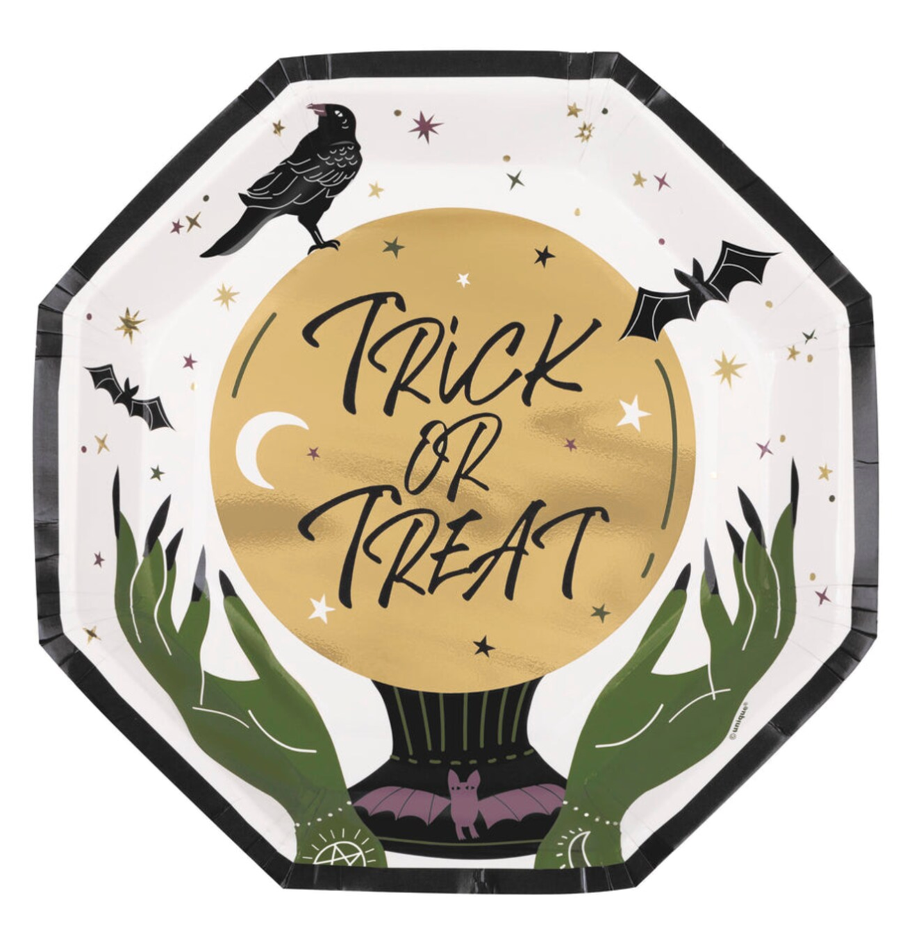 8 Celtic Halloween 9.25in Oct Shape Plate