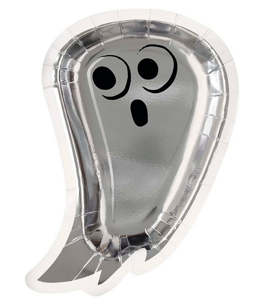 8 Bats & Boos Ghost Shape Plate