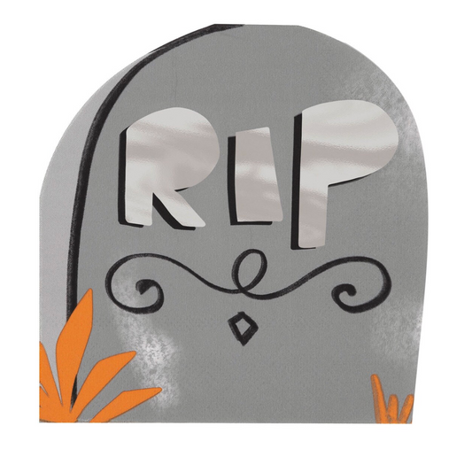 16 Bats & Boos Tombstone Shape Nap