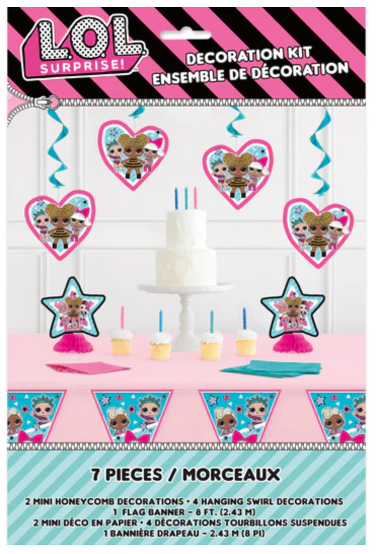 LOL Surpriserise Decor Kit 7Pc