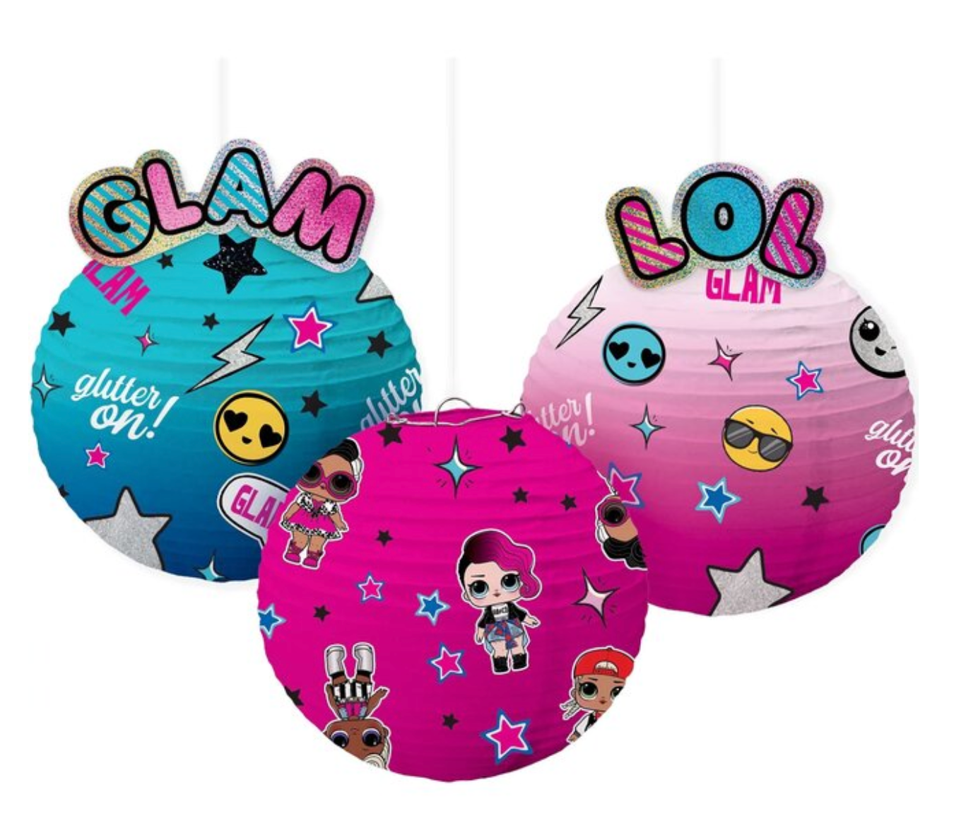 LOL Surprise Together 4 Eva Embellished Lanterns 3ct