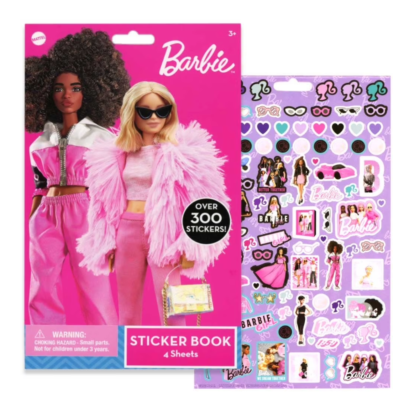 Barbie Sticker Pad 4 Sheet
