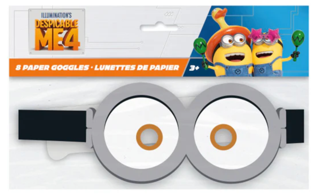 Despicable Me Paper Goggles 8ct