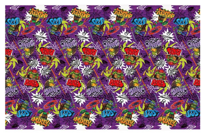 Teengage Mutant Ninja Turtle Mayhem Plst Tc 54X84