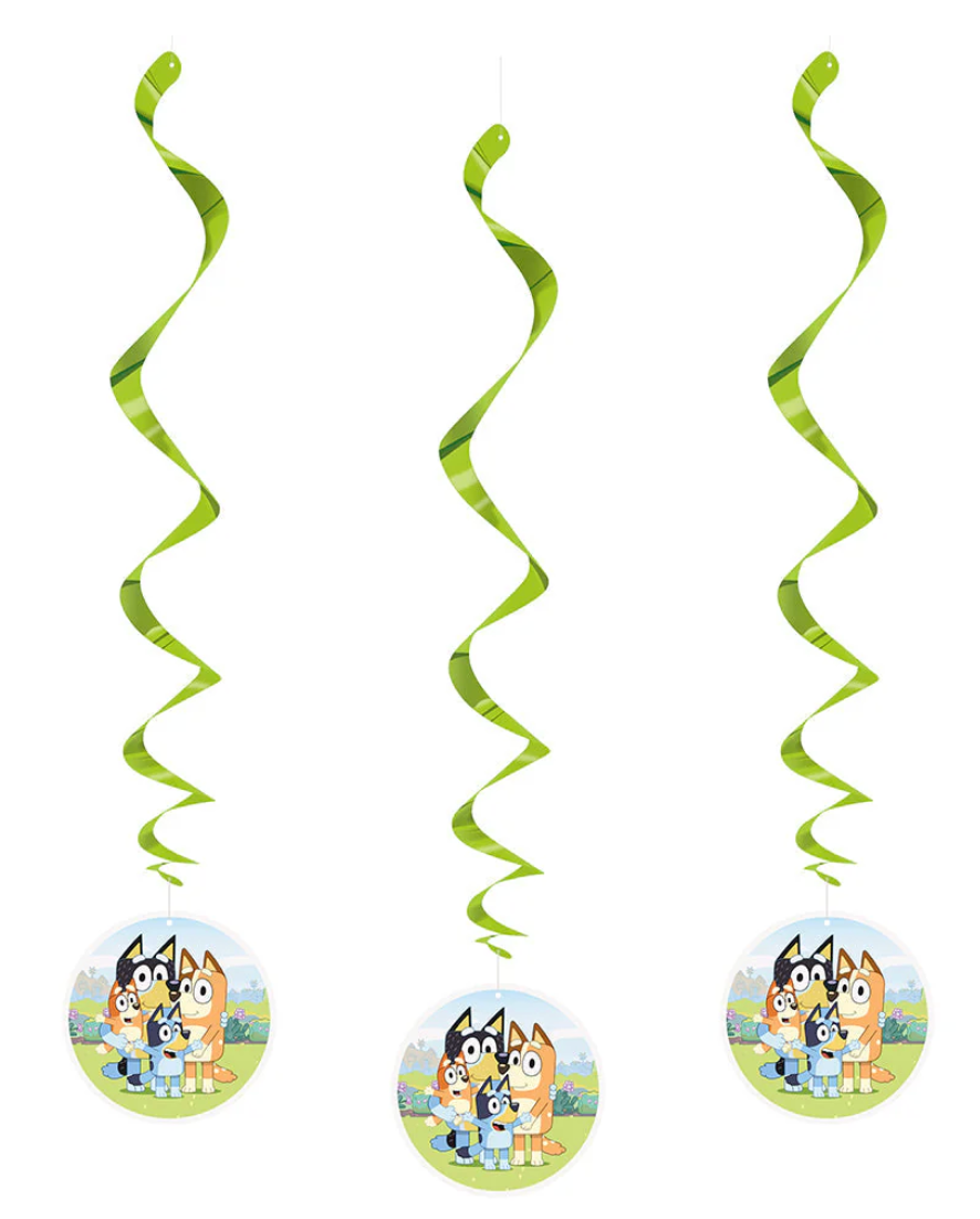 3 Bluey Hanging Swirl 26in