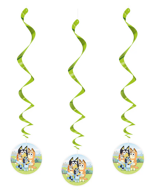 3 Bluey Hanging Swirl 26in