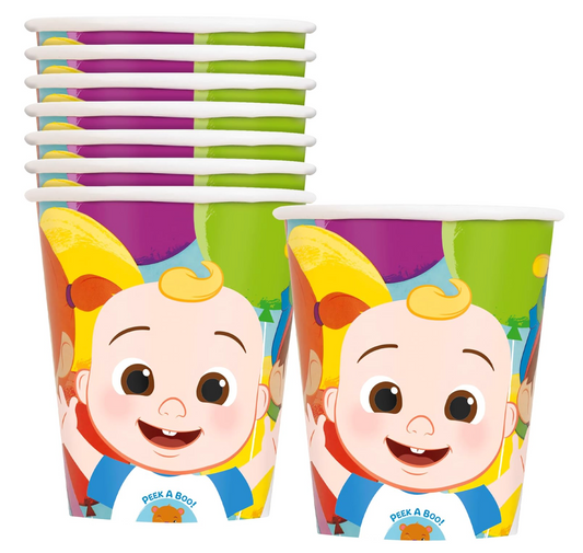 Cocomelon 9 ounce Paper Cup 8ct