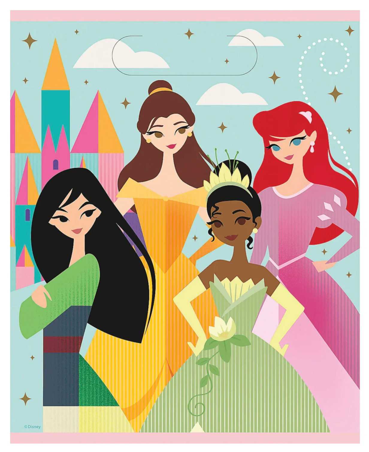 8 Bolsa de botín de princesas de Disney