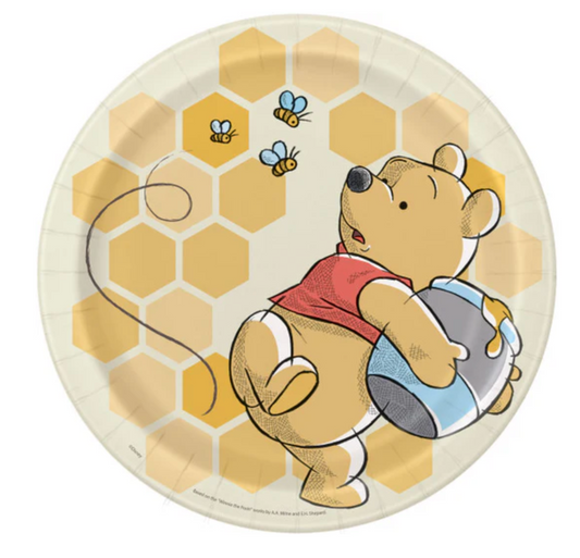 Disney Winnie the Pooh Round 9" Dinner Plates, 8ct