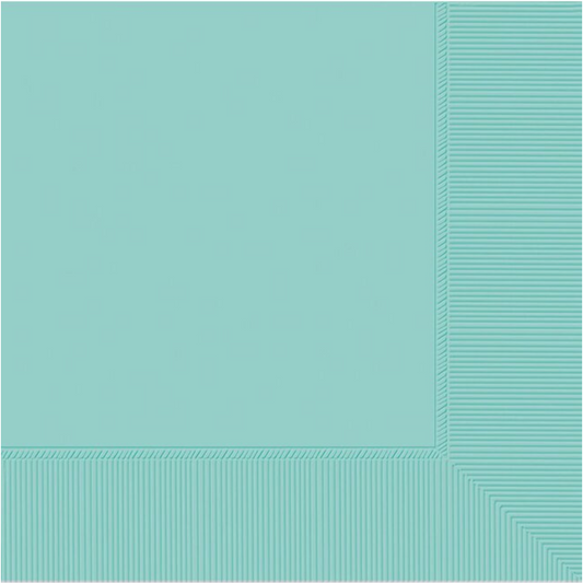 2-ply Beverage Napkins Robins Egg Blue 40ct