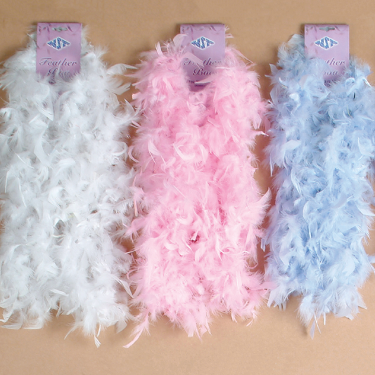 Feather Boa 2 yard in White