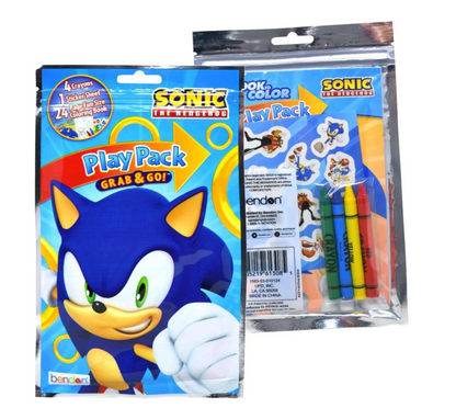 Paquete de juego Sonic Grab N Go de 5,5 x 0,25 x 8,25