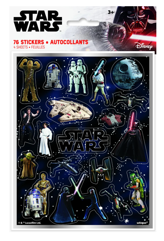 Star Wars Classic Sticker Sheets, 4ct