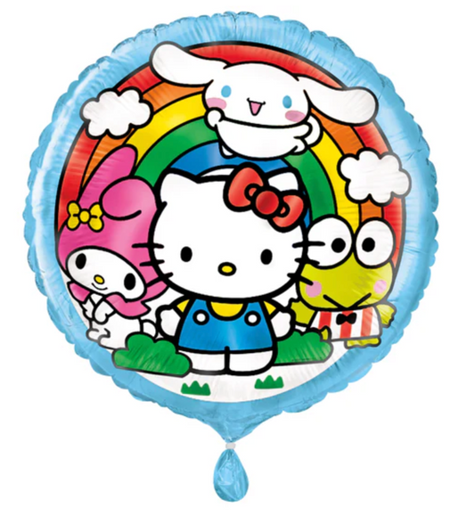 Hello Kitty and Friends Round 18 inch Foil Balloon 1ct