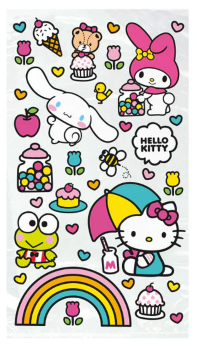 Hello Kitty and Friends Cellophane Bags 5 inch x 9 inch 16ct