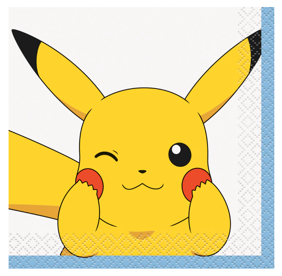 Pokemon Beverage Napkins 16ct