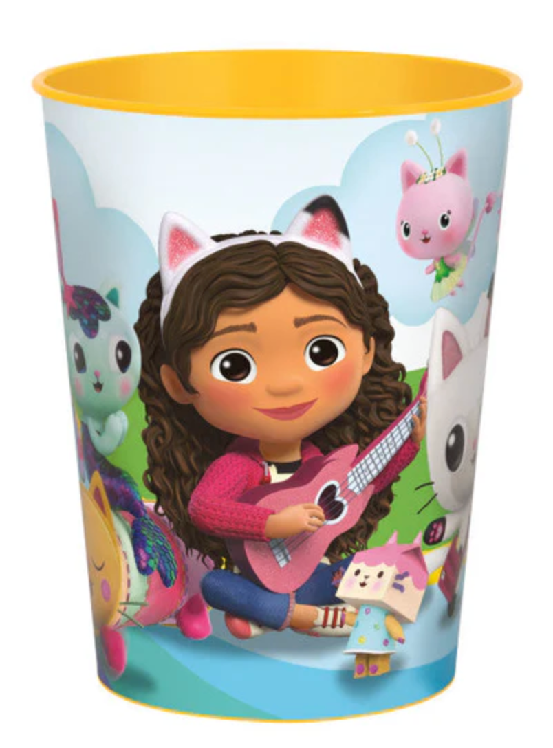 Gabbys Dollhouse 16oz Plastic Stadium Cup 1ct