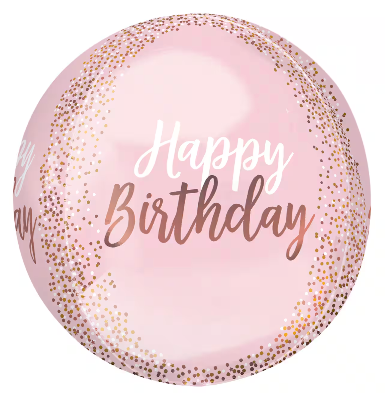 Anagram 16 inch Orbz Blush Foil Balloon 1ct