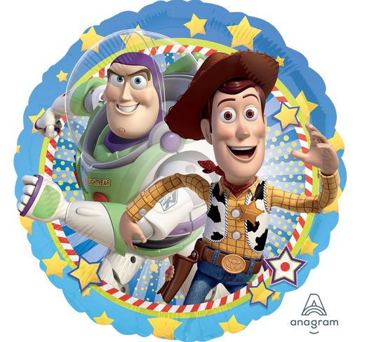 Anagram Woody and Buzz 17 inch Foil Balloon 1ct