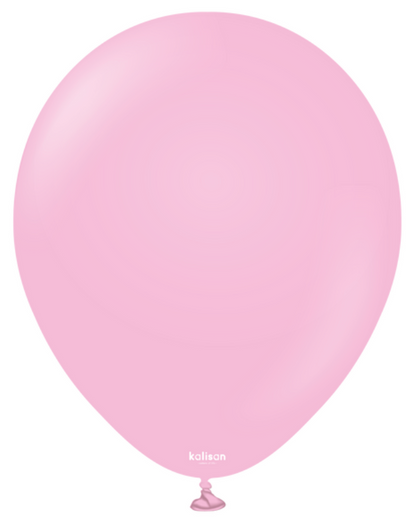 24 inch Kalisan Standard Candy Pink Latex Balloons 2ct
