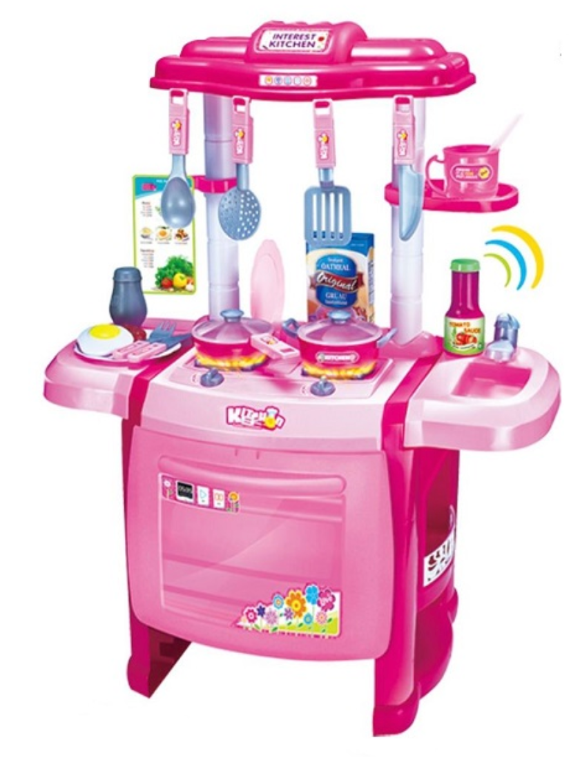 B/O Jumbo Kitchen Play Set Light and Sound